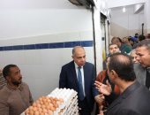 محافظ المنيا خلال جولته