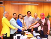 اليوم السابع يحتفل بمسلسل عقبال عندكوا للنجم حسن الرداد