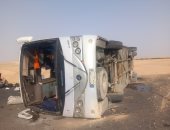 انقلاب اتوبيس _ صورة أرشيفية