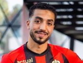 اللاعب محمد عبد المنعم لاعب نيس الفرنسي 