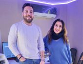 لطيفة مع الملحن مصطفى الشعيبي 