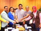 حسن الرداد لتليفزيون اليوم السابع: إيمي موهبة عظيمة وأنا دائمًا أشجعها