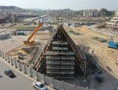 ميدان الرماية يتزين بـ هرم رابع.. شاهد محطة مترو الخط الرابع.. صور محطة مترو الخط الرابع