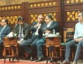 كبار رجال الإعلام يشاركون فى عزاء زوجة محمد مصطفى شردى