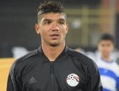 محمد صبحى يشارك فى تدريبات حراس الزمالك