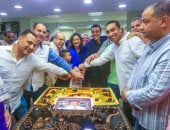 احتفالات فى اليوم السابع وصوت الأمة بفوز الشاذلى بعضوية مجلس نقابة الصحفيين