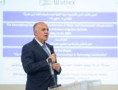 وزير الرى السابق يستعرض دور الذكاء الاصطناعي في إدارة المياه بمؤتمر تكنولوجيا المياه