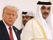ترامب وأمير قطر