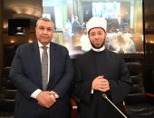 النائب مصطفي سالم وكيل لجنة الخطة والموازنة والدكتور أسامة الأزهري وزير الأوقاف