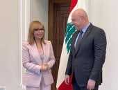 الرئيس اللبناني جوزيف عون ولميس الحديدى