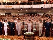 وزير الدفاع يشهد مناقشة البحث الرئيسى لهيئة البحوث العسكرية.. فيديو