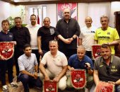 وفد فياريال الإسباني في زيارة للنادي الأهلي 