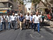  أعمال تطوير ورصف شارع 26 يوليو