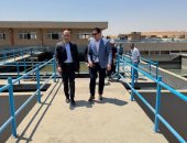 رئيس جهاز القاهرة الجديدة يتفقد محطة تنقية مياه للمدينة