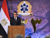 الدكتور خالد عبدالغفار خلال فعاليات احتفالية مرور 123 عامًا على على تأسيس خدمات الإسعاف في مصر