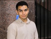 مروان شوقي خلال مشاركت في أحد المعارض