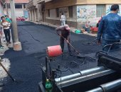 حياة كريمة.. رصف وتطوير مربع عزبة المصرى فى زفتى بالغربية