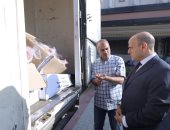 محافظ كفر الشيخ يتفقد وصول 2 طن لحوم