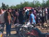 حادث تصادم سيارتين بكفر الشيخ