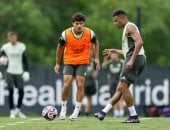 مبابى يشارك فى تدريبات ريال مدريد استعدادا لمواجهة يوفنتوس.. صور