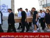 لاعبو وجهاز فني ليفربول في جنازة ديوجو جوتا