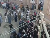 جنازة مهيبه لأحد ضحايا الطريق الإقليمى بمنشأة القناطر