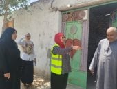 مياه الأقصر تجرى أبحاث إجتماعية لدعم أهالى قرية توماس بإسنا