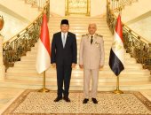 الفريق أول عبد المجيد صقر يلتقى وزير الدفاع الإندونيسى