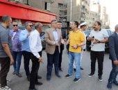 محافظ الجيزة يتفقد شارع فيصل