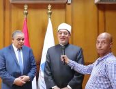 مراسل اليوم السابع ومفتي الجمهورية
