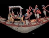 المركب الجنائزى لنقل الموتى من الشرق للغرب قطعة شهر أغسطس