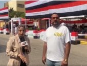 الزميلة اية سمير ورسائل الناخبين من أمام لجان الانتخابات