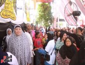 كثافة الناخبين أمام لجان التصويت بالقاهرة 