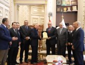رئيس مجلس القضاء الأعلى يستقبل وفد قضاة جنوب سيناء