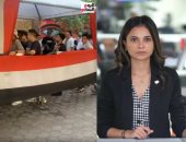الزميلة سارة إسماعيل مذيعة اليوم السابع 