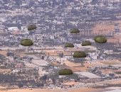 بتوجيهات الرئيس السيسى.. استمرار الإسقاط الجوى للمساعدات الإنسانية على غزة