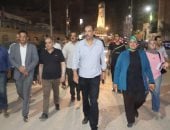 محافظ سوهاج يتفقد أعمال رصف 5 شوارع بحي شرق بتكلفة 3.5 مليون جنيه