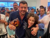 الطفل مراد يسرى يشارك فى احتفال أبطال فيلم "درويش" بالعرض الخاص