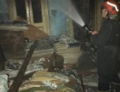 السيطرة على حريق شقة 