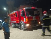 السيطره على حريق بجوار مسجد فى المنوفية