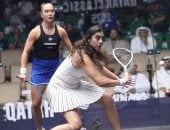 نور الشربينى لاعبة الاسكواش