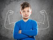 طفل واثق من نفسه