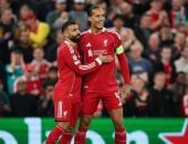فان دايك مع محمد صلاح