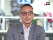 أحمد العدل المذيع بتليفزيون اليوم السابع خلال التغطية