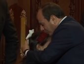 السيسى مع الطفلة ريتاج 