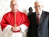 أبو مازن مع بابا الفاتيكان