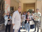 جانب من المشاركين فى الحملات التوعوية