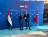 بدر عبد العاطى ونظيره التركى