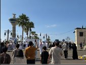 جانب من الاحتفالات الفلكلورية فى السعودية 