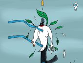 كاريكاتير اليوم السابع يسلط الضوء على التواجد الإسرائيلى فى الشرق الأوسط